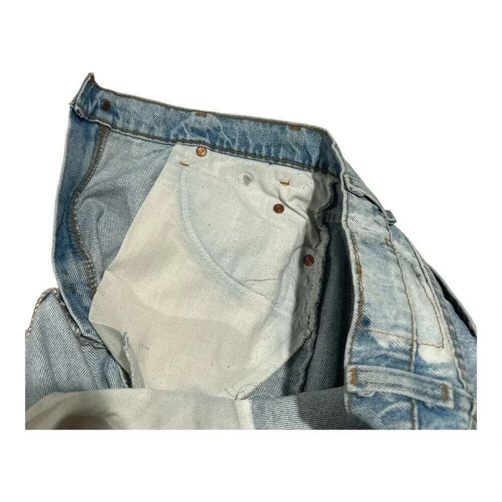 Vintage 80's Levi's 575 Orange Tab Blue‎ Jeans W33 L30
